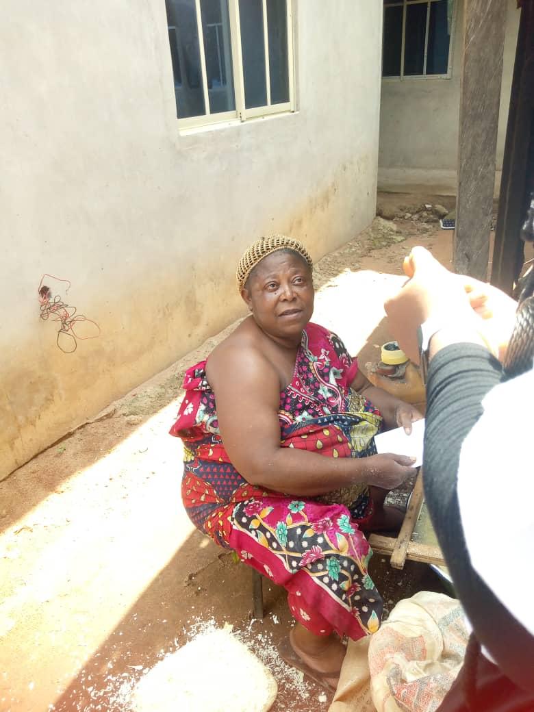 Amara, a widow who rebuilt her tailoring business